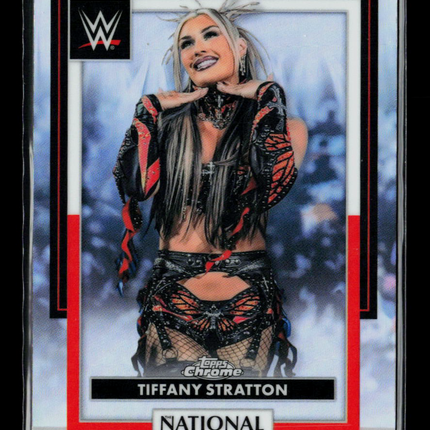 2026 Topps Chrome WWE National Sports Collectors Convention Tiffany Stratton