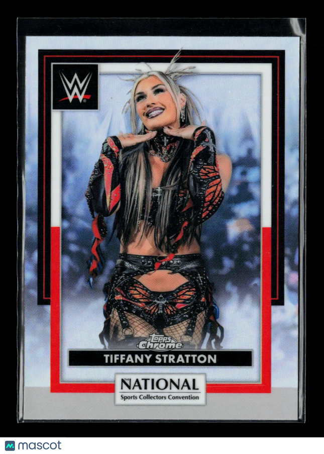 2026 Topps Chrome WWE National Sports Collectors Convention Tiffany Stratton