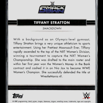 2026 Topps Chrome WWE National Sports Collectors Convention Tiffany Stratton