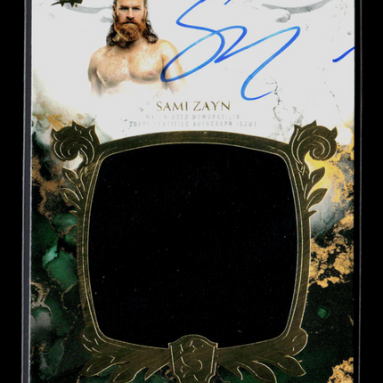 2025 Topps Royalty WWE Sami Zayn #RYA-SZA 70/99 Memorabilia Auto