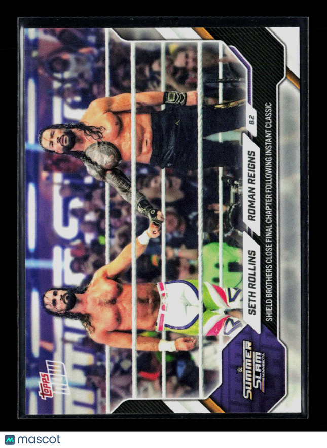 2026 Topps Now WWE Roman Reigns Seth Rollins #84