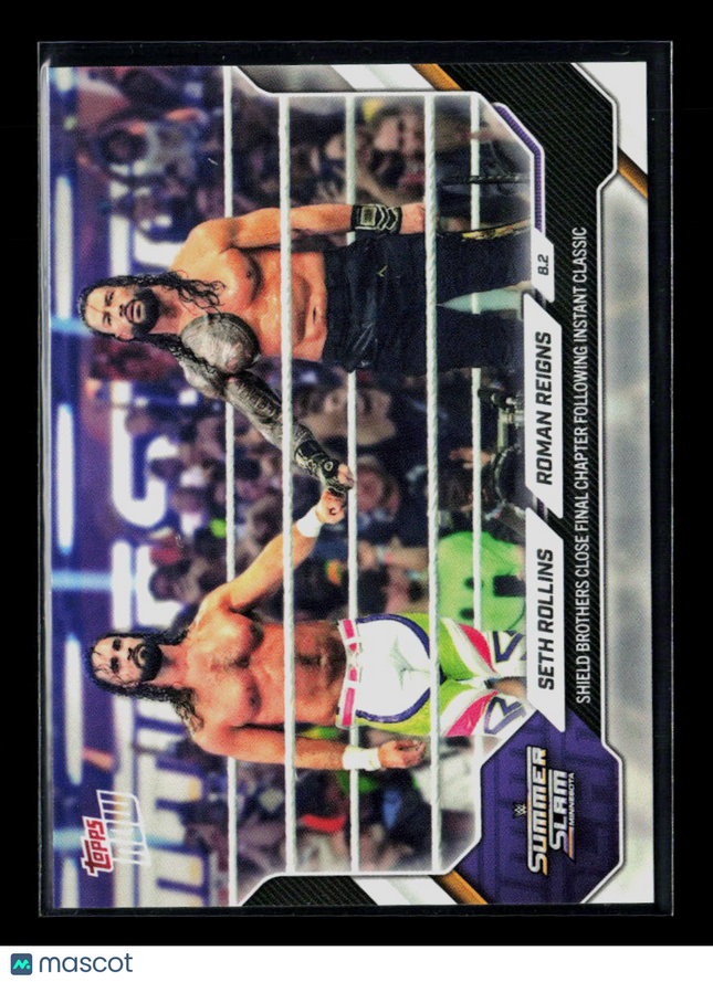 2026 Topps Now WWE Roman Reigns Seth Rollins #84