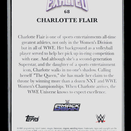 2025 Topps Exalted WWE Charlotte Flair #68