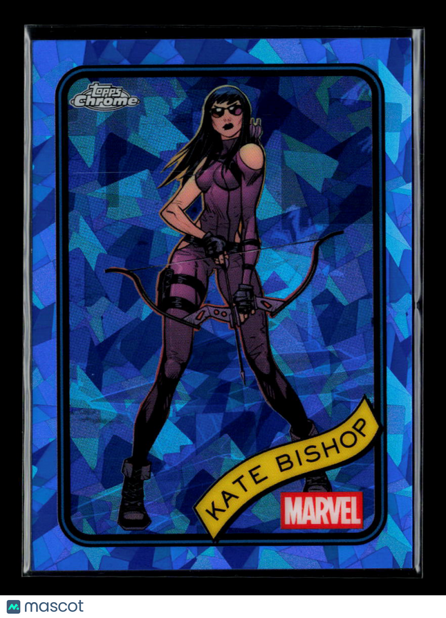 2025 Topps Chrome Marvel Sapphire Kate Bishop Hawkeye #72
