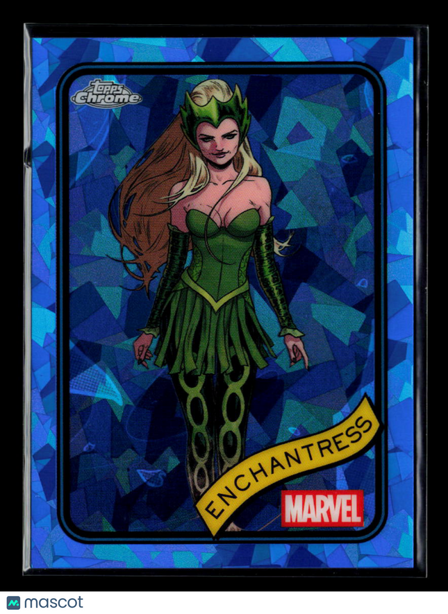 2025 Topps Chrome Marvel Sapphire Amora Enchantress #43