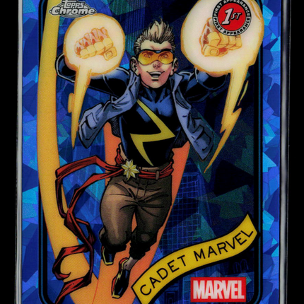 2025 Topps Chrome Marvel Sapphire Cadet Marvel 1st Appearance #88