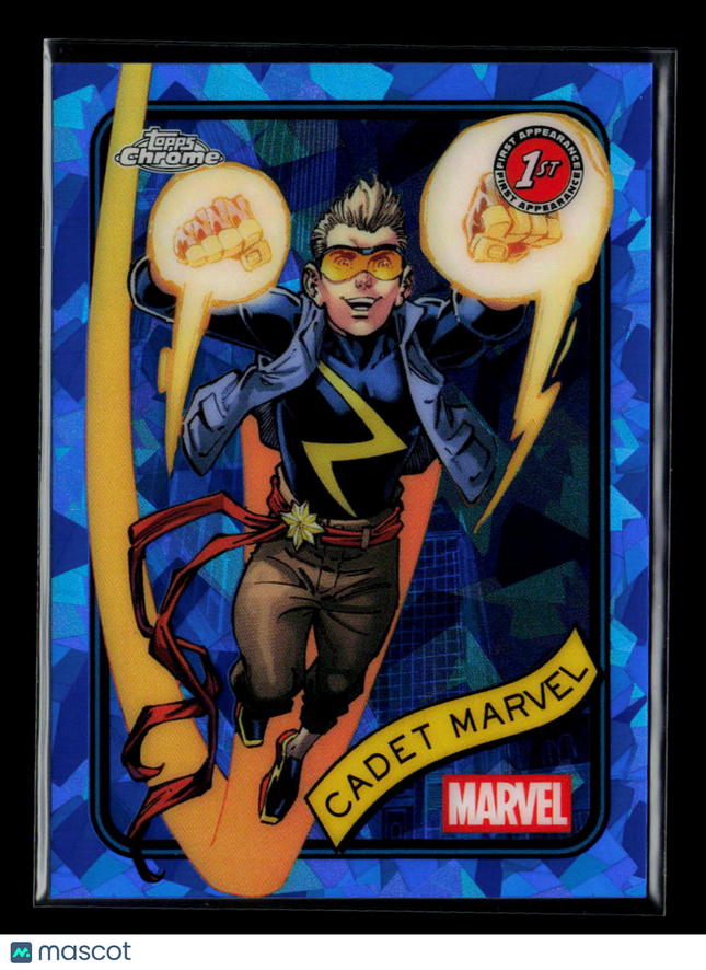 2025 Topps Chrome Marvel Sapphire Cadet Marvel 1st Appearance #88