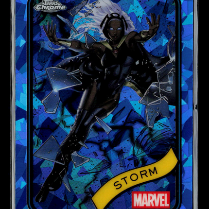 2025 Topps Chrome Marvel Sapphire Ororo Munroe Storm #95