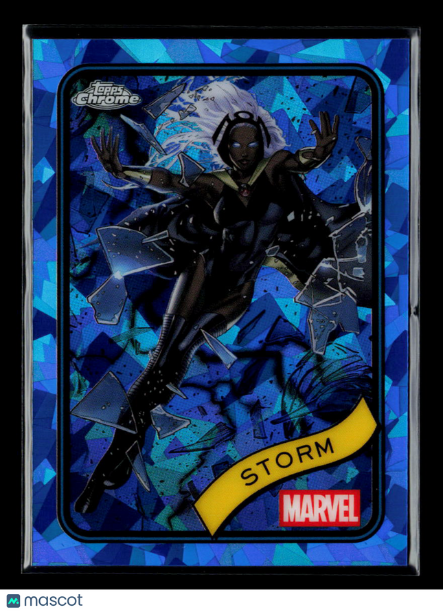 2025 Topps Chrome Marvel Sapphire Ororo Munroe Storm #95