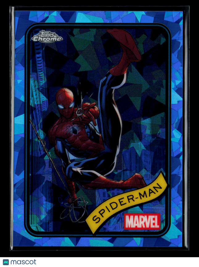 2025 Topps Chrome Marvel Sapphire Spider-Man #101