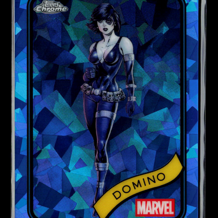 2025 Topps Chrome Marvel Sapphire Domino #154