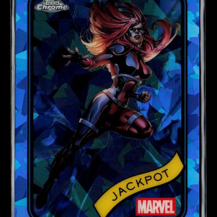 2025 Topps Chrome Marvel Sapphire Jackpot Sara Ehret #81