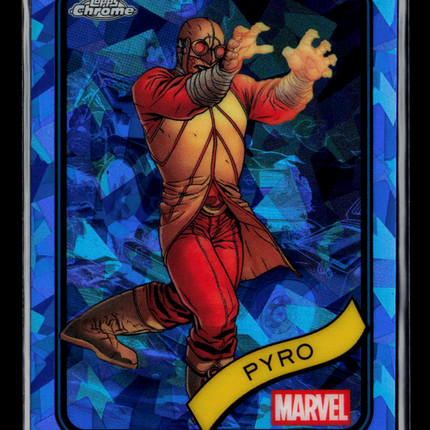 2025 Topps Chrome Marvel Sapphire Pyro #66