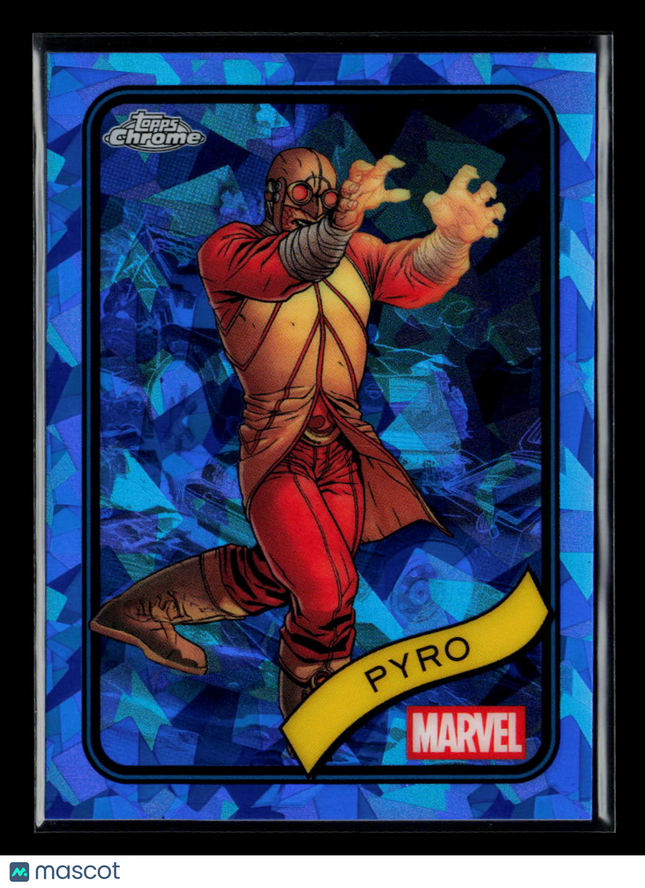 2025 Topps Chrome Marvel Sapphire Pyro #66