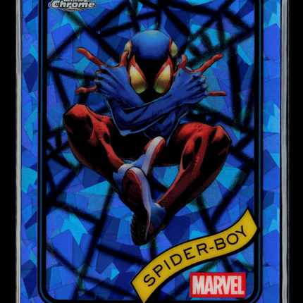 2025 Topps Chrome Marvel Sapphire Bailey Briggs Spider-Boy #57