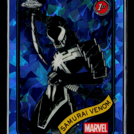2025 Topps Chrome Marvel Sapphire Samurai Venom 1st Appearance #127