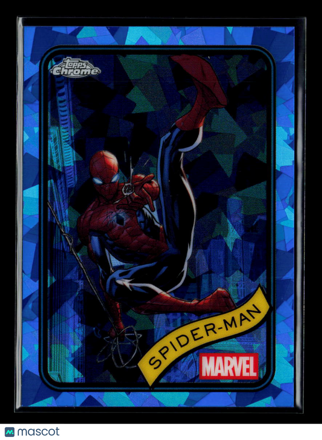 2025 Topps Chrome Marvel Sapphire Peter Parker Spider-Man #101