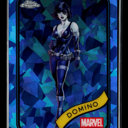 2025 Topps Chrome Marvel Sapphire Domino #154