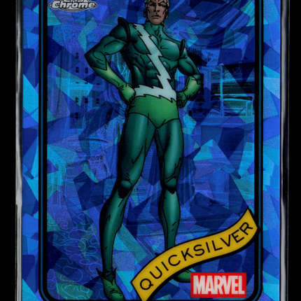 2025 Topps Chrome Marvel Sapphire Quicksilver Pietro Maximoff #121