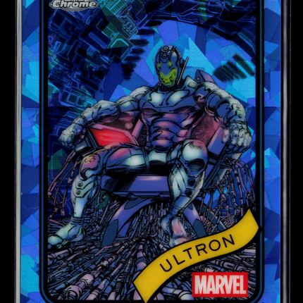 2025 Topps Chrome Marvel Sapphire Ultron #138