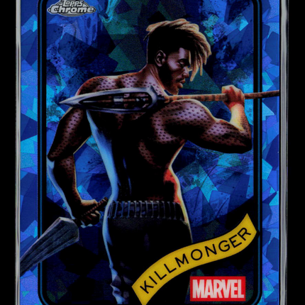 2025 Topps Chrome Marvel Sapphire Killmonger #34