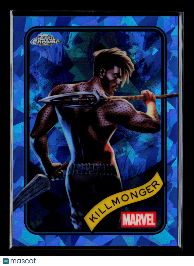 2025 Topps Chrome Marvel Sapphire Killmonger #34