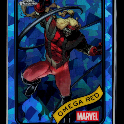 2025 Topps Chrome Marvel Sapphire Omega Red #15