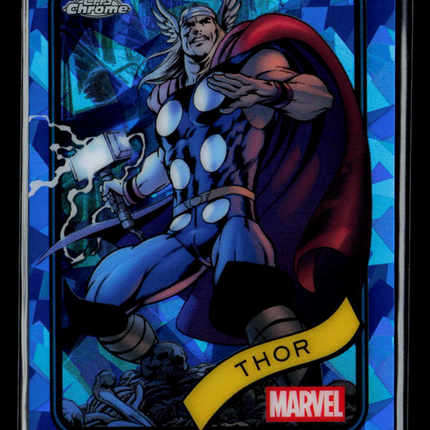 2025 Topps Chrome Marvel Sapphire Thor #119