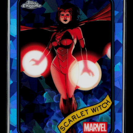 2025 Topps Chrome Marvel Sapphire Wanda Maximoff Scarlet Witch #170
