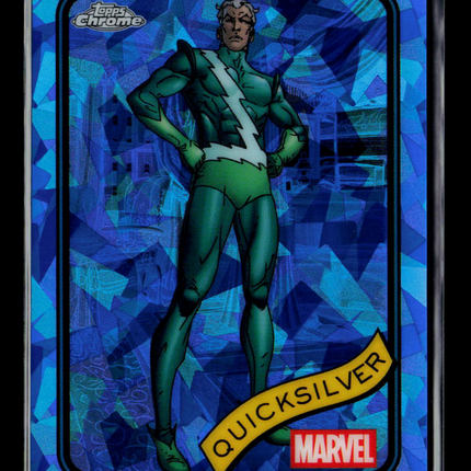 2025 Topps Chrome Marvel Sapphire Quicksilver Pietro Maximoff #121