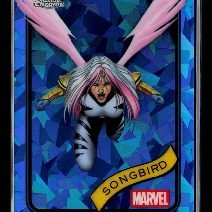 2025 Topps Chrome Marvel Sapphire Songbird Melissa Gold Screaming Mimi #61