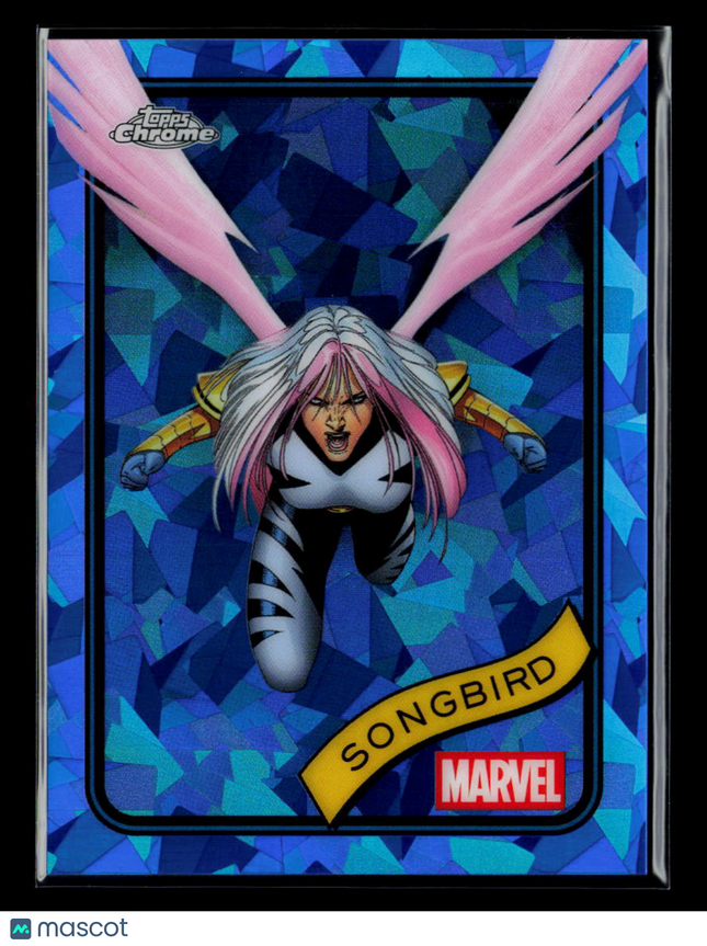 2025 Topps Chrome Marvel Sapphire Songbird Melissa Gold Screaming Mimi #61