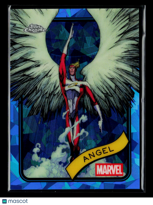 2025 Topps Chrome Marvel Sapphire Warren Worthington III Angel #186
