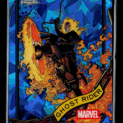 2025 Topps Chrome Marvel Sapphire Johnny Blaze Ghost Rider #183