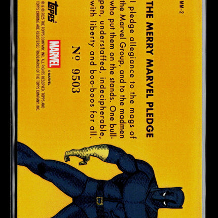 2025 Topps Chrome Marvel Sapphire Black Panther /60 Merry Marching Society #MM-2
