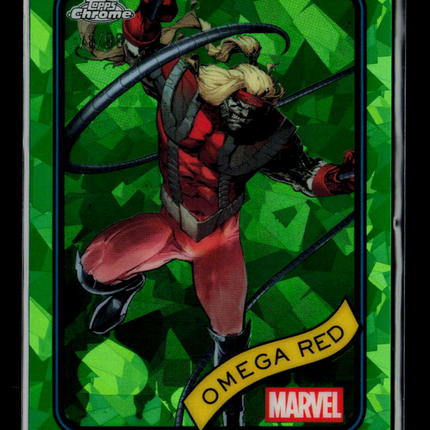 2025 Topps Chrome Marvel Sapphire Omega Red 18/99 #15 Green