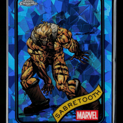 2025 Topps Chrome Marvel Sapphire Sabretooth Victor Creed #92
