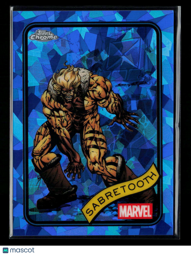 2025 Topps Chrome Marvel Sapphire Sabretooth Victor Creed #92