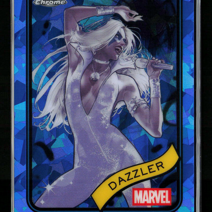 2025 Topps Chrome Marvel Sapphire Dazzler #52