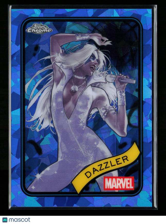 2025 Topps Chrome Marvel Sapphire Dazzler #52