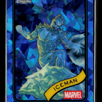 2025 Topps Chrome Marvel Sapphire Bobby Drake Iceman #179