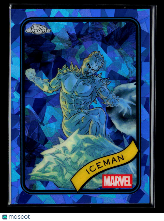 2025 Topps Chrome Marvel Sapphire Bobby Drake Iceman #179