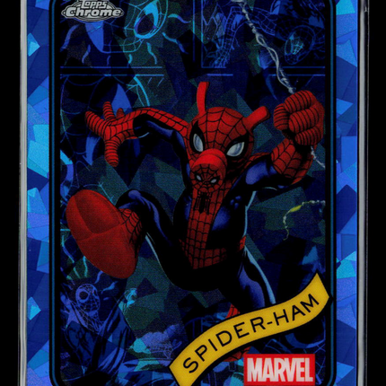2025 Topps Chrome Marvel Sapphire Spider-Ham #142