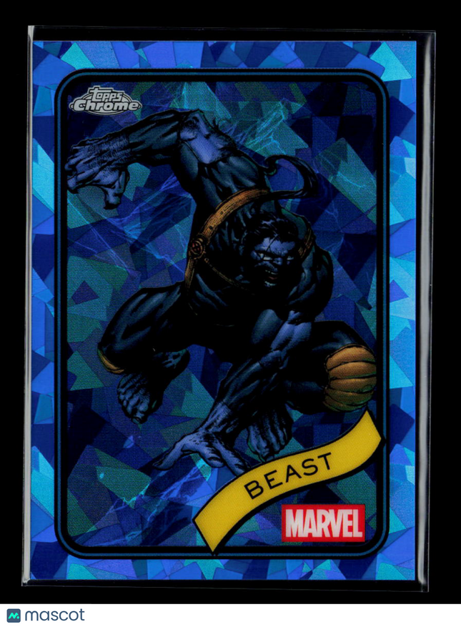 2025 Topps Chrome Marvel Sapphire Beast Hank McCoy #177