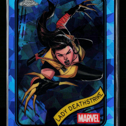 2025 Topps Chrome Marvel Sapphire Lady Deathstrike #64