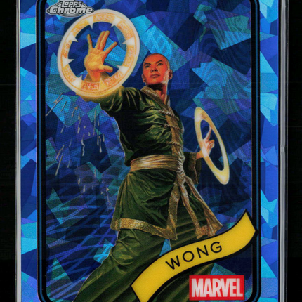 2025 Topps Chrome Marvel Sapphire Wong #86