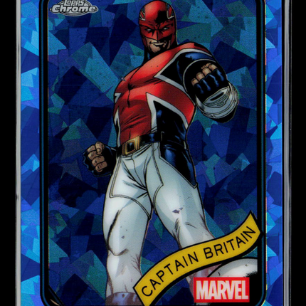 2025 Topps Chrome Marvel Sapphire Captain Britain #151