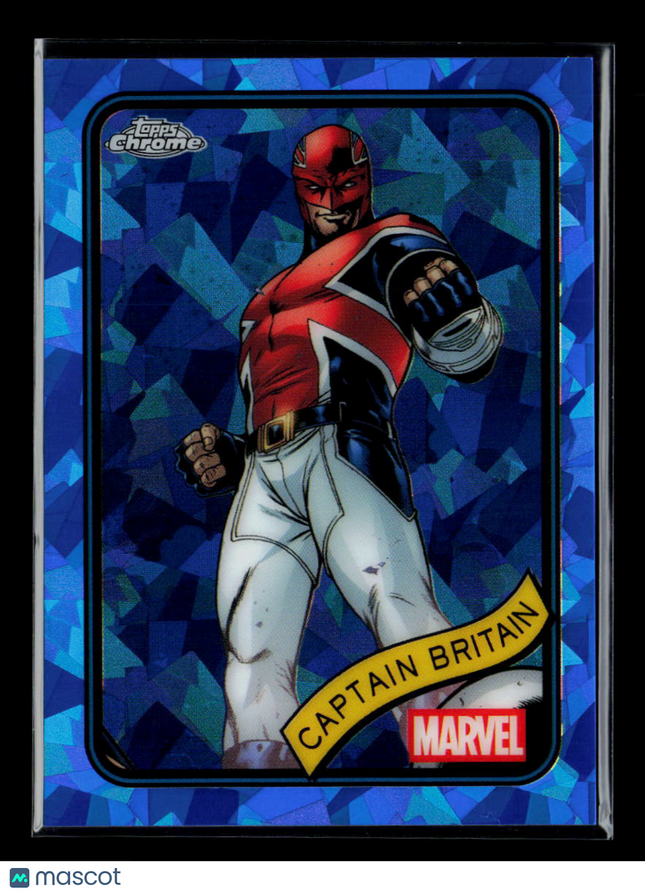2025 Topps Chrome Marvel Sapphire Captain Britain #151