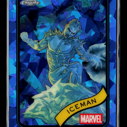 2025 Topps Chrome Marvel Sapphire Bobby Drake Iceman #179