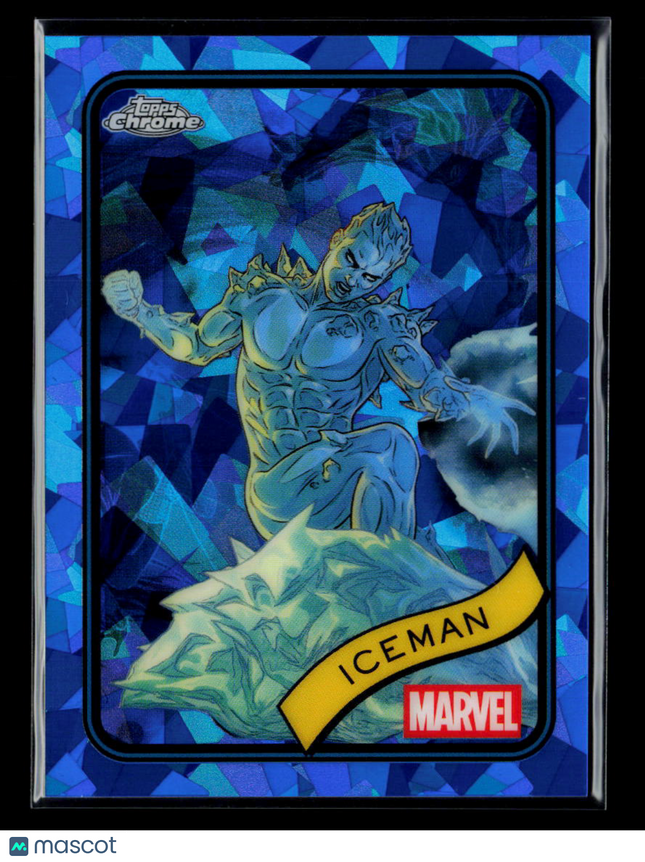 2025 Topps Chrome Marvel Sapphire Bobby Drake Iceman #179